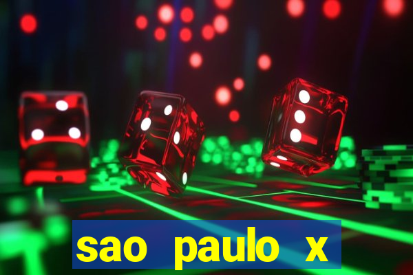 sao paulo x botafogo palpite